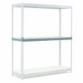 Global Industrial Additional Level For Wide Span Rack 72&quot;Wx30&quot;D Wood Deck 900 Lb Capacity, GRY