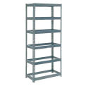 Global Industrial Extra Heavy Duty Shelving 36"W x 24"D x 96"H With 6 Shelves, No Deck, Gray