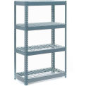 Global Industrial Extra Heavy Duty Shelving 36"W x 24"D x 72"H With 4 Shelves, Wire Deck, Gry