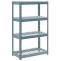 Global Industrial Extra Heavy Duty Shelving 36&quot;W x 18&quot;D x 72&quot;H With 4 Shelves, Wire Deck, Gry