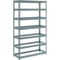 Global Industrial Extra Heavy Duty Shelving 48"W x 18"D x 96"H With 7 Shelves, No Deck, Gray