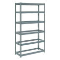 Global Industrial Extra Heavy Duty Shelving 36&quot;W x 18&quot;D x 96&quot;H With 6 Shelves, No Deck, Gray