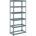 Global Industrial Extra Heavy Duty Shelving 36&quot;W x 24&quot;D x 84&quot;H With 6 Shelves, No Deck, Gray