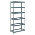 Global Industrial Extra Heavy Duty Shelving 36&quot;W x 18&quot;D x 84&quot;H With 6 Shelves, No Deck, Gray