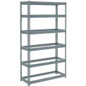 Global Industrial Extra Heavy Duty Shelving 48&quot;W x 18&quot;D x 72&quot;H With 6 Shelves, No Deck, Gray