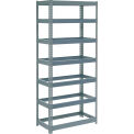 Global Industrial Extra Heavy Duty Shelving 36"W x 24"D x 96"H With 7 Shelves, No Deck, Gray