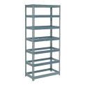 Global Industrial Extra Heavy Duty Shelving 36&quot;W x 18&quot;D x 96&quot;H With 7 Shelves, No Deck, Gray