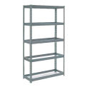 Global Industrial Extra Heavy Duty Shelving 48&quot;W x 12&quot;D x 96&quot;H With 5 Shelves, No Deck, Gray