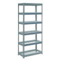 Global Industrial Extra Heavy Duty Shelving 36"W x 18"D x 84"H With 6 Shelves, Wire Deck, Gry