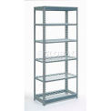 Global Industrial Heavy Duty Shelving 36"W x 24"D x 84"H With 6 Shelves, Wire Deck, Gray