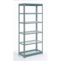 Global Industrial Heavy Duty Shelving 36"W x 18"D x 84"H With 6 Shelves, Wire Deck, Gray