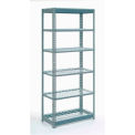 Global Industrial Heavy Duty Shelving 36"W x 12"D x 72"H With 6 Shelves, Wire Deck, Gray
