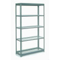 Global Industrial Heavy Duty Shelving 48"W x 18"D x 72"H With 5 Shelves, Wire Deck, Gray