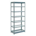 Global Industrial Heavy Duty Shelving 36"W x 12"D x 84"H With 7 Shelves, Wire Deck, Gray