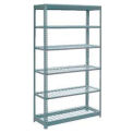 Global Industrial Heavy Duty Shelving 48&quot;W x 24&quot;D x 84&quot;H With 6 Shelves, Wire Deck, Gray