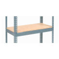Global Industrial Additional Shelf Level Boltless Wood Deck 36"W x 24"D, Gray