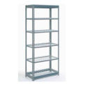 Global Industrial Heavy Duty Shelving 36"W x 24"D x 60"H With 6 Shelves, Wire Deck, Gray
