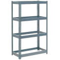 Global Industrial Extra Heavy Duty Shelving 36&quot;W x 18&quot;D x 60&quot;H With 4 Shelves, No Deck, Gray