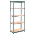 Global Industrial Heavy Duty Shelving 36&quot;W x 24&quot;D x 96&quot;H With 5 Shelves, Wood Deck, Gray