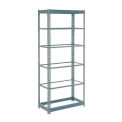 Global Industrial Heavy Duty Shelving 48"W x 24"D x 60"H With 6 Shelves, No Deck, Gray