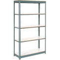 Global Industrial Extra Heavy Duty Shelving 36Wx12Dx96H 5 Shelves 1500 lbs. Cap. Per Shelf GRY