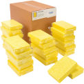 Global Industrial Cellulose Sponge, Yellow, 4.25&quot; x 6.25&quot;, Case of 24 Sponges