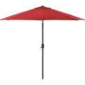Global Industrial Outdoor Umbrella with Tilt Mechanism, Olefin Fabric, 8-1/2'W, Red