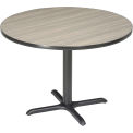 Round Restaurant Table, Charcoal, 36&quot;W x 29&quot;H