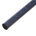 Nexel 711227 6&quot;H Nexelon Post, Steel, Blue, 4 Pack