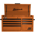 Homak OG02004173 RS Pro Series 7 Drawer Orange Tool Chest, 40-1/2&quot;W X 23-1/2&quot;D X 21-3/8&quot;H