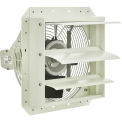 Corrosion Resistant Exhaust Fan with Shutter, 12&quot; Diameter, Direct Drive, 1/8 HP, 900 CFM,115V