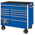 Extreme Tools RX412511RCBL Professional 11 Drawer Blue Roller Cabinet, 41-1/2&quot;W x 25&quot;D x 40-1/2&quot;H