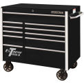 Extreme Tools RX412511RCBK Professional 11 Drawer Black Roller Cabinet, 41-1/2&quot; x 25&quot;D x 40-1/2&quot;H