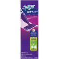Swiffer WetJet Mop Starter Kit, 46" Handle, Silver/Purple, 2/Carton, 92811CT