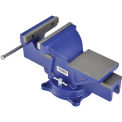 Global Industrial 8&quot; Jaw Width General Purpose Bench Vise W/ Swivel Base