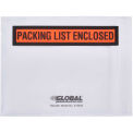 Packing List Envelopes W/Print, 4-1/2&quot;L x 5-1/2&quot;W, Orange, 1000/Pk