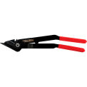 Global Industrial Cutter For 3/8&quot;, 1-1/4&quot;W Steel Strapping, Black/Red