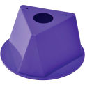 Inventory Control Cone, 10&quot;L x 10&quot;W x 5&quot;H, Purple