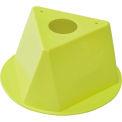 Inventory Control Cone, 10&quot;L x 10&quot;W x 5&quot;H, Yellow