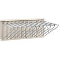 Global Industrial 23"W Pivot Wall Mount Blueprint Storage Rack With 12 Hangers