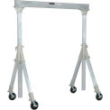 Global Industrial  Adjustable Height Aluminum Gantry Crane, 12'W x 7'8"-10'2"H, 2000 Lb. Cap