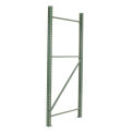 Global Industrial Pallet Rack Upright Frame, Steel, 42"D x 96"H, Green