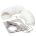 Kwikool CK-12SS Ceiling Condenser Duct Kit, White, For use with BioKool KBIO1411