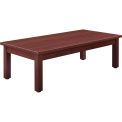 Wood Coffee Table - 48&quot; x 24&quot; - Mahogany