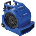 Global Industrial 3 Speed Air Mover With Wheels, 1 HP, 4000 CFM