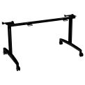 HON Flip-Top Base for 30&quot; Deep Table Tops, Black, Huddle Series