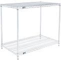Nexel ESD, 2 Tier, Wire Shelving Starter Unit, 42"W x 21"D x 34"H