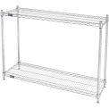 Nexel ESD, 2 Tier, Wire Shelving Starter Unit, 48&quot;W x 18&quot;D x 34&quot;H