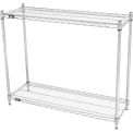 Nexel ESD, 2 Tier, Wire Shelving Starter Unit, 42&quot;W x 18&quot;D x 34&quot;H