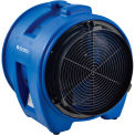 Global Industrial 16&quot; Confined Space Blower Fan, Rotomold Plastic, 1 Speed, 4000 CFM, 1 HP